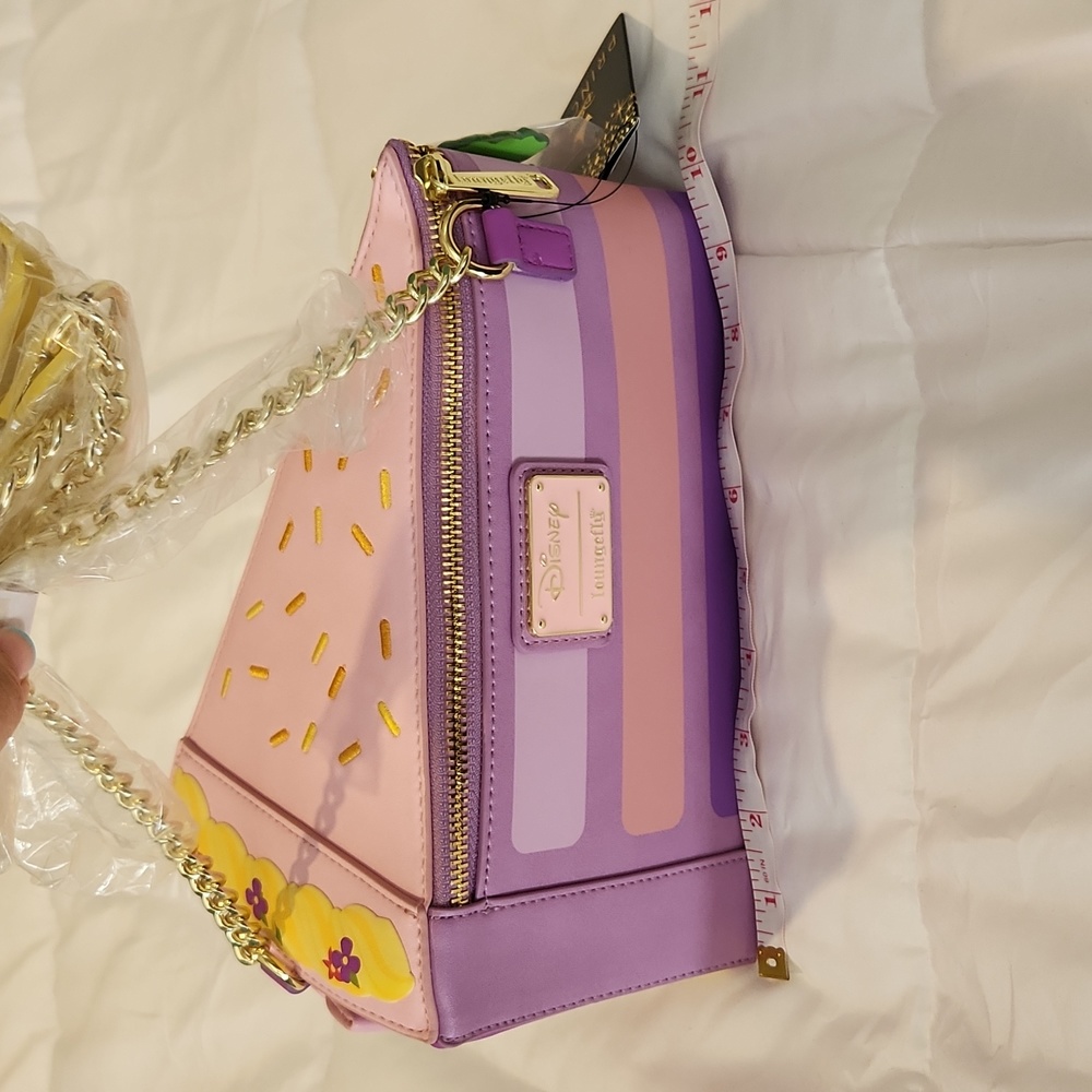 NWT Disney Loungefly Rapunzel Tangled Cake Slice bag Super cute purse